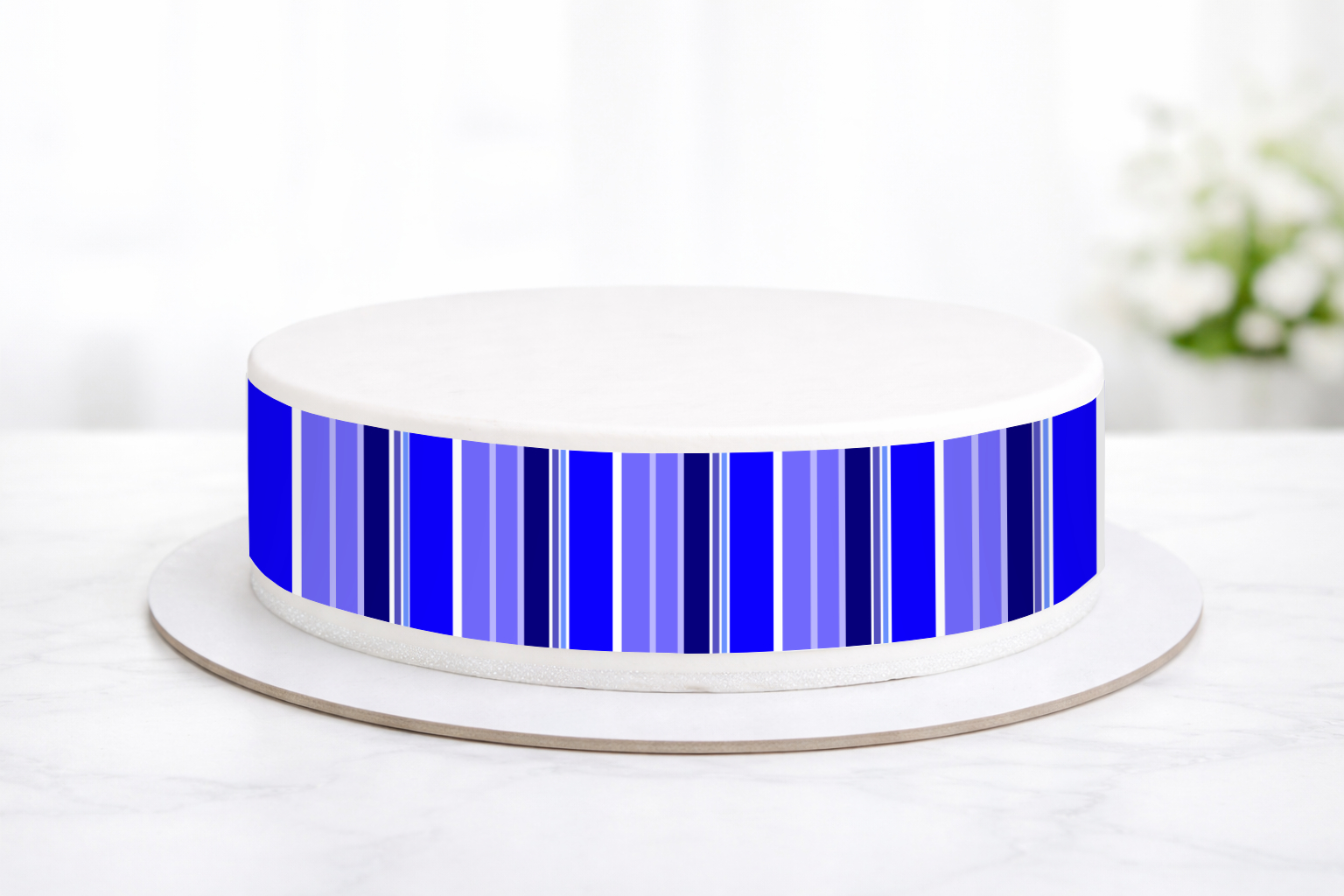 Tortenband blau