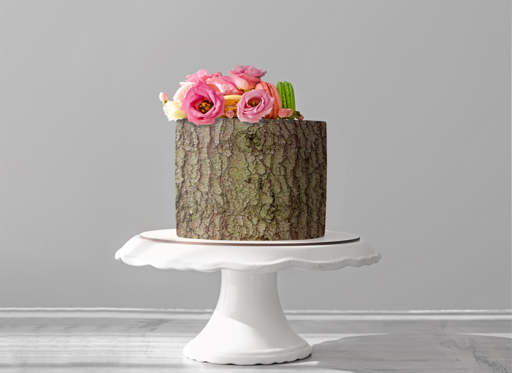 Deko Fondant Baumrinde