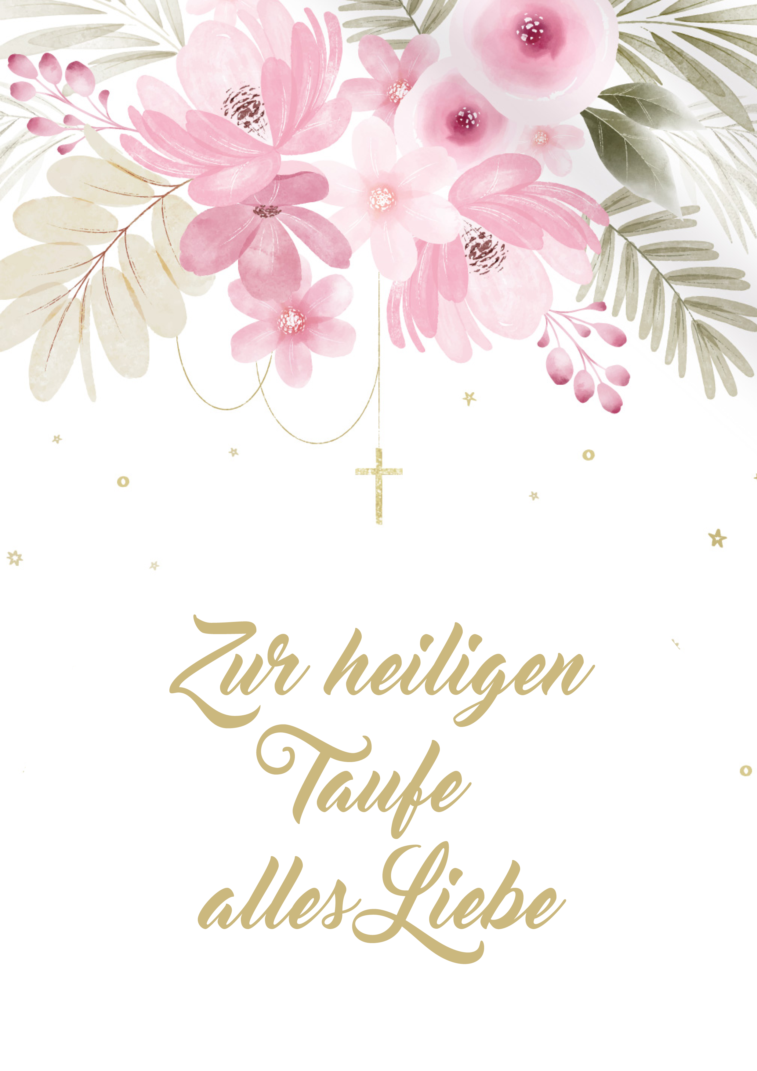 Rouladendekor Taufe