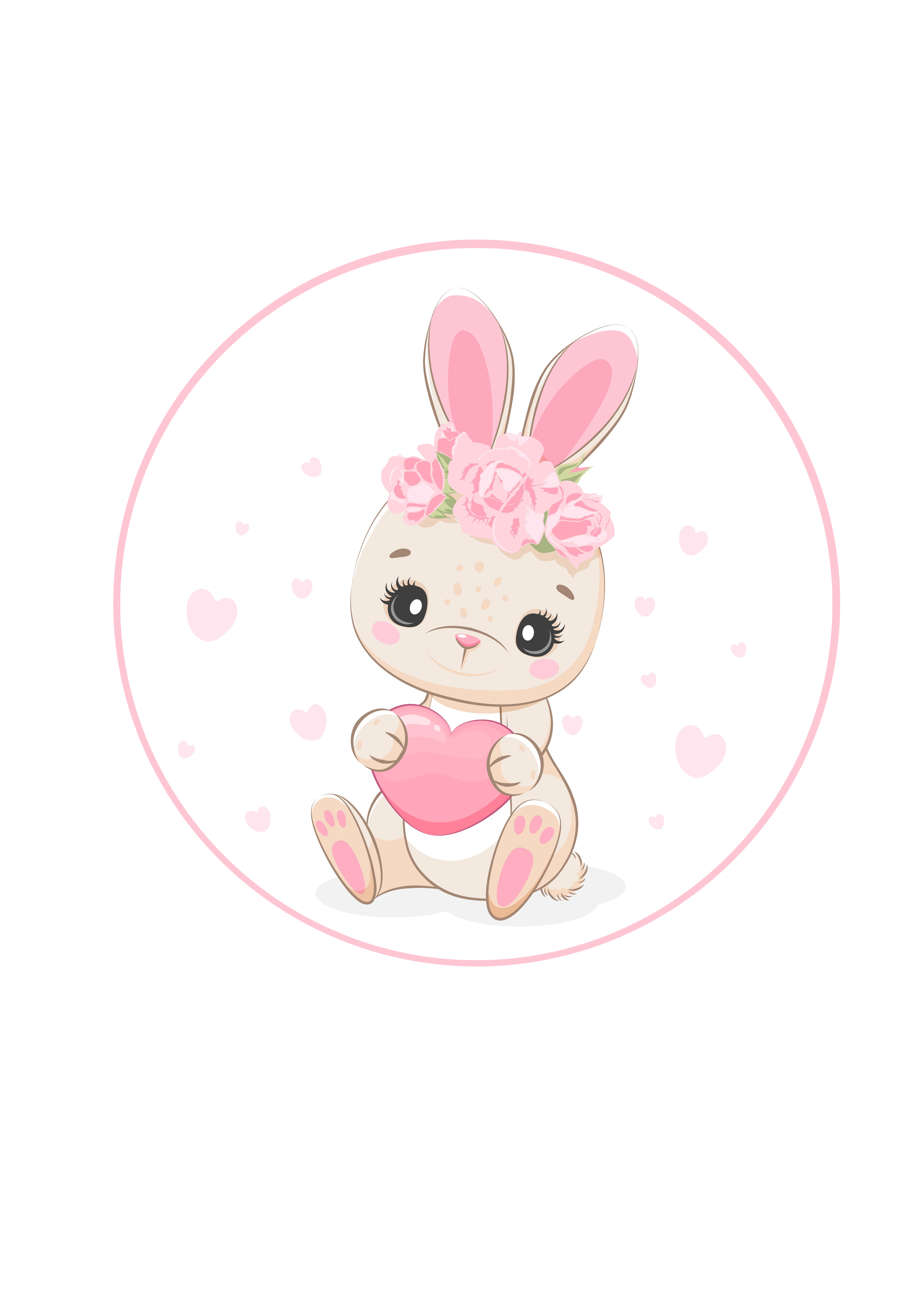Tortenaufleger Hase