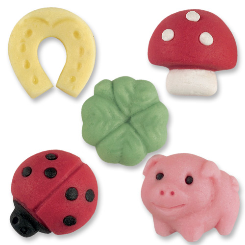 Marzipan Glücksbringer