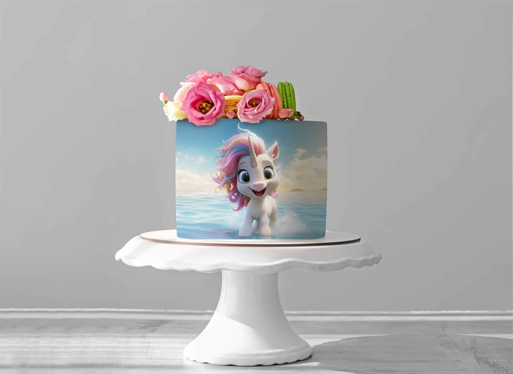 Deko Fondant Einhorn