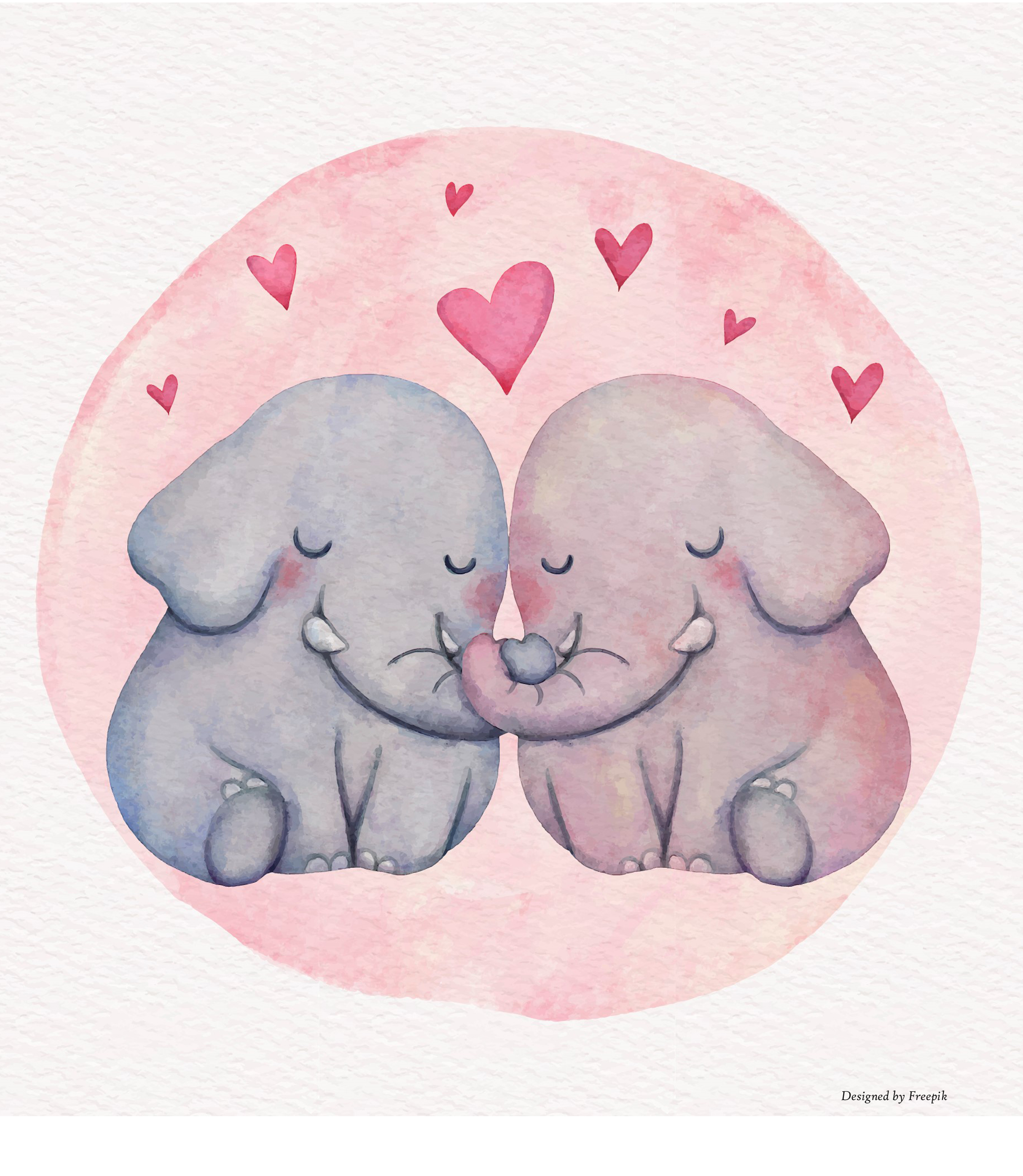 Tortenaufleger Elefant rosa