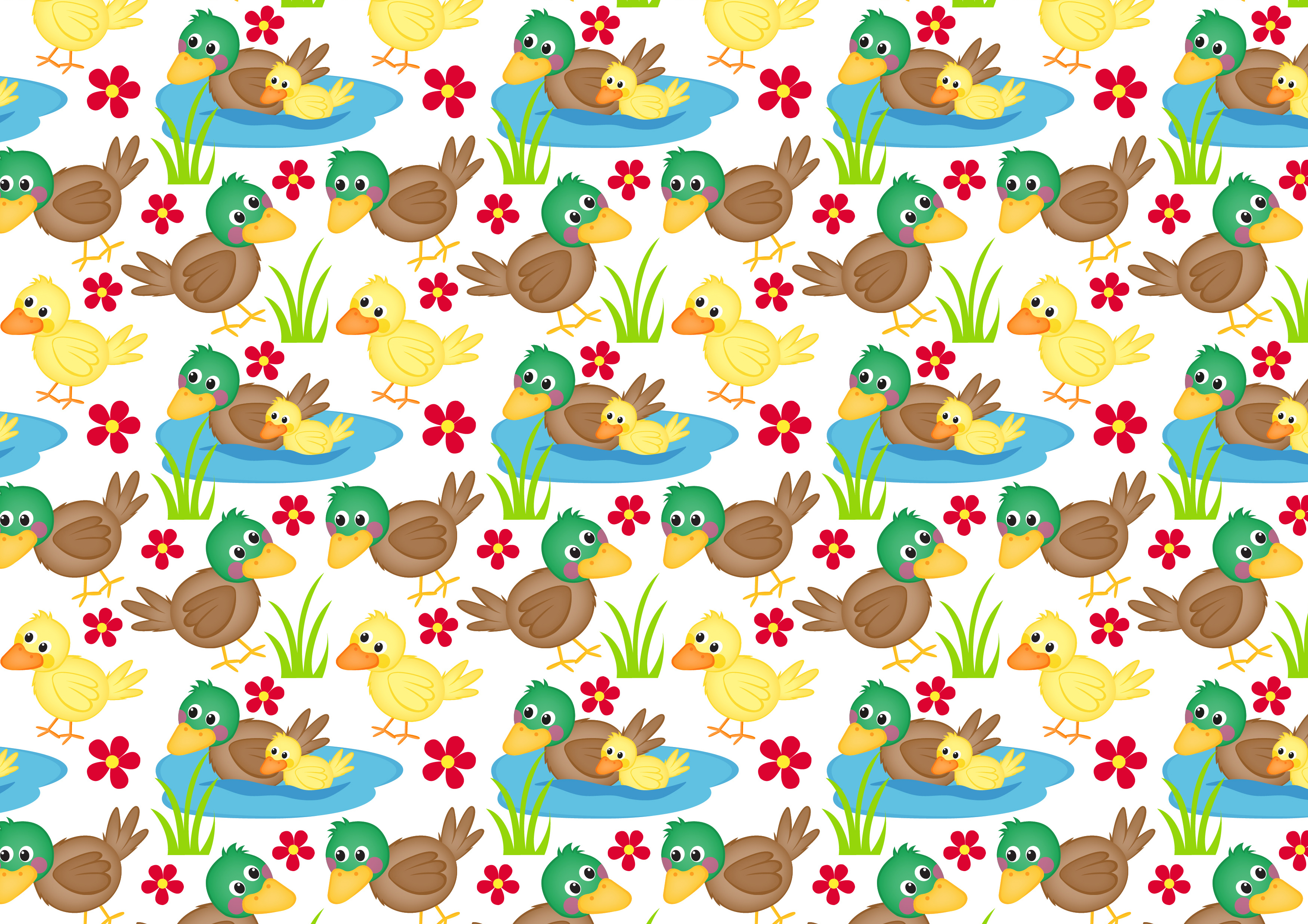 Deko Fondant Enten