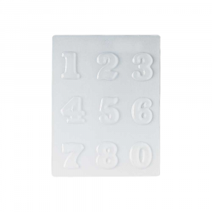 Schokolade Gussform Zahlen-Set