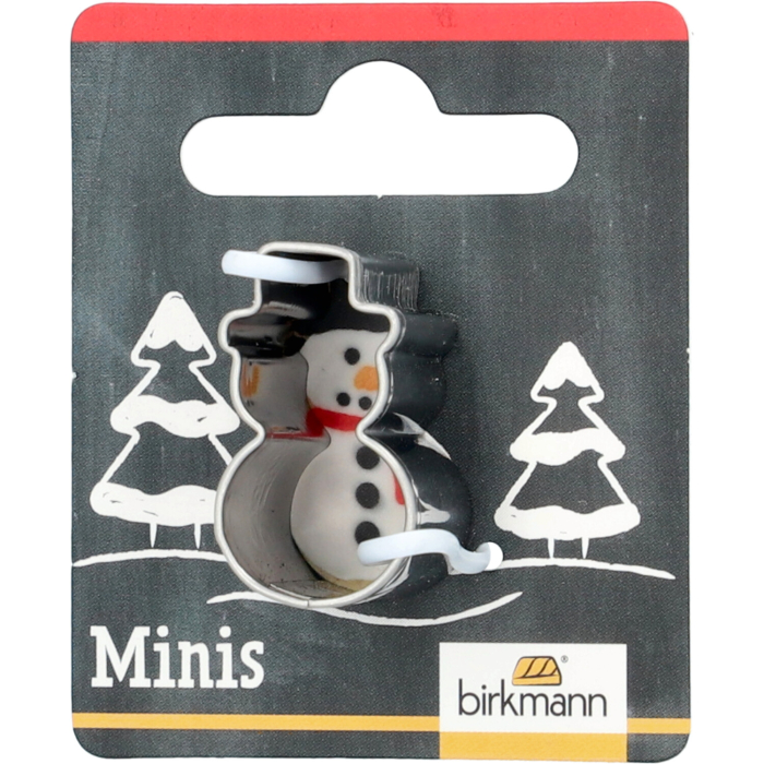 Mini-Ausstechform Schneemann – Edelstahl – 2,7 cm A69