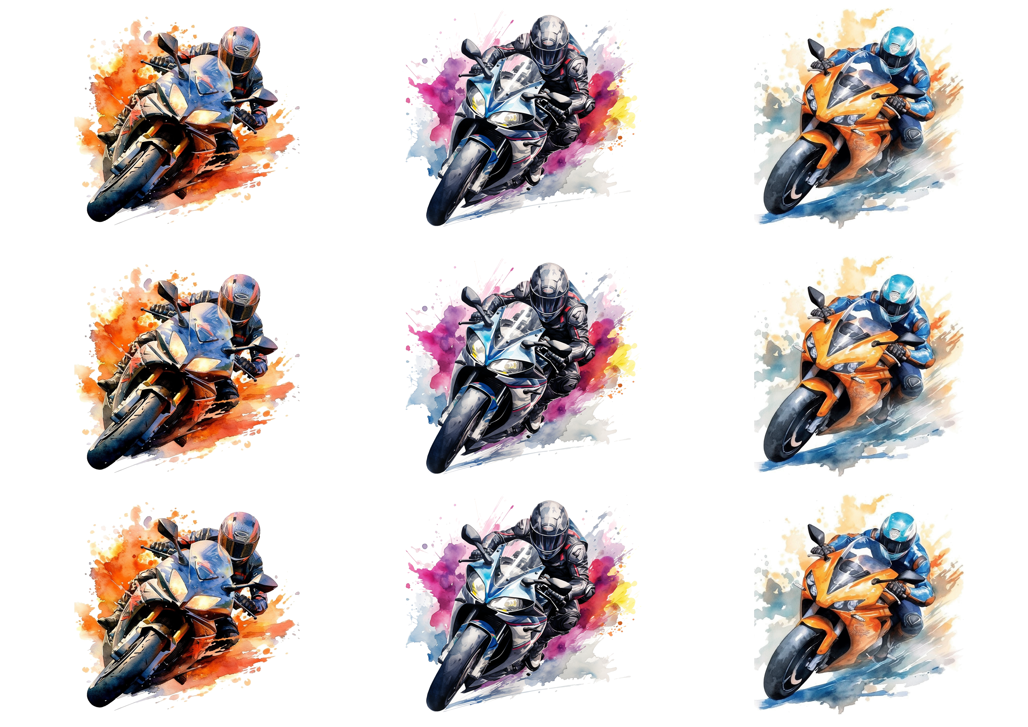 Tortenband Motorrad