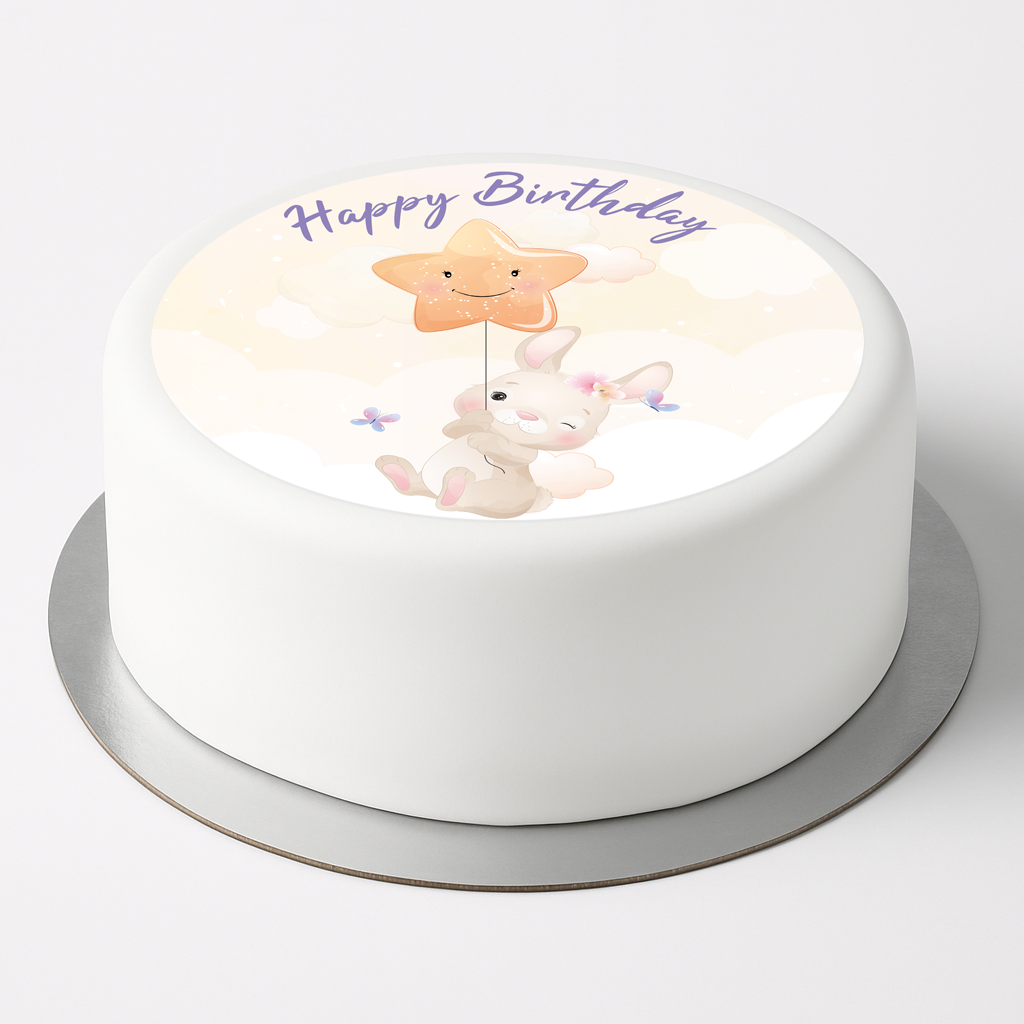 Tortenaufleger Geburtstag Hase