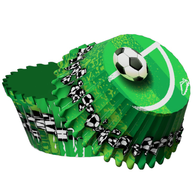 Muffinförmchen Fußball
