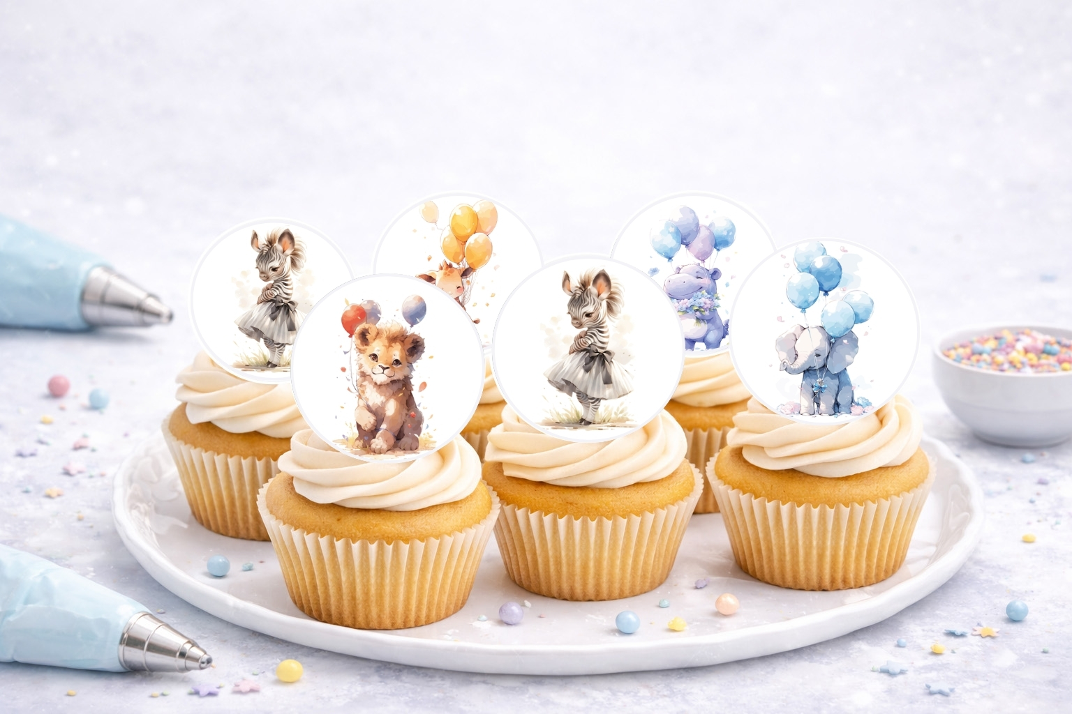 Muffinaufleger  Tiere