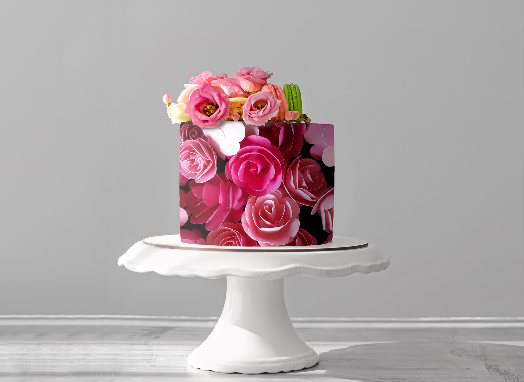 Deko Fondant Rosen