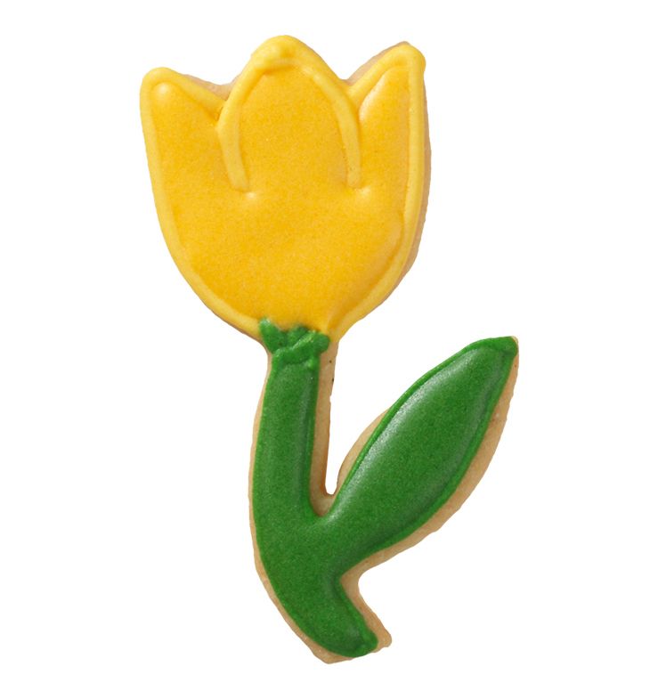 Ausstecher Tulpe mit Prägung