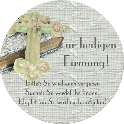 Tortenaufleger Firmung