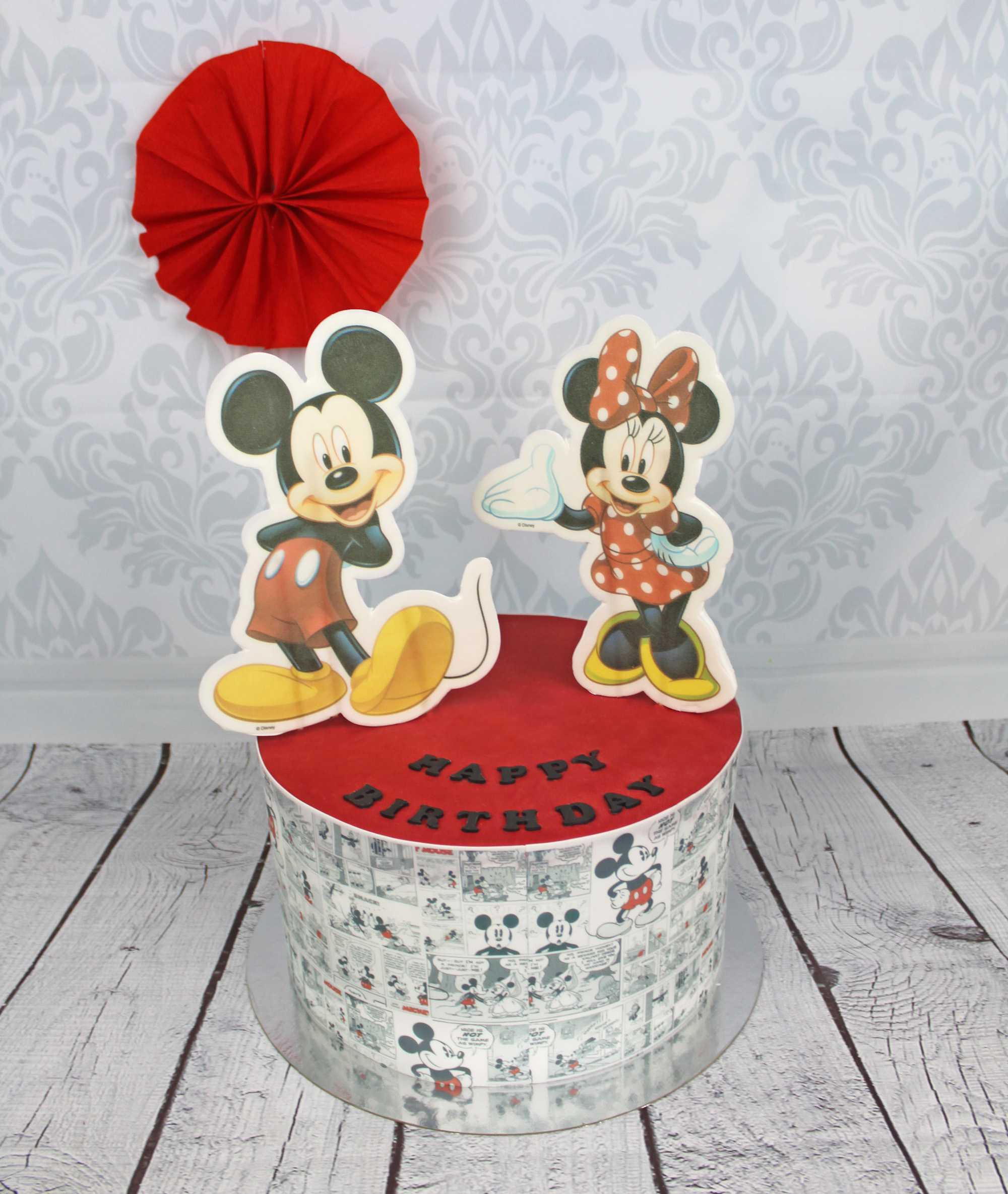 Tortendekoration Oblaten Aufleger Mickey Maus