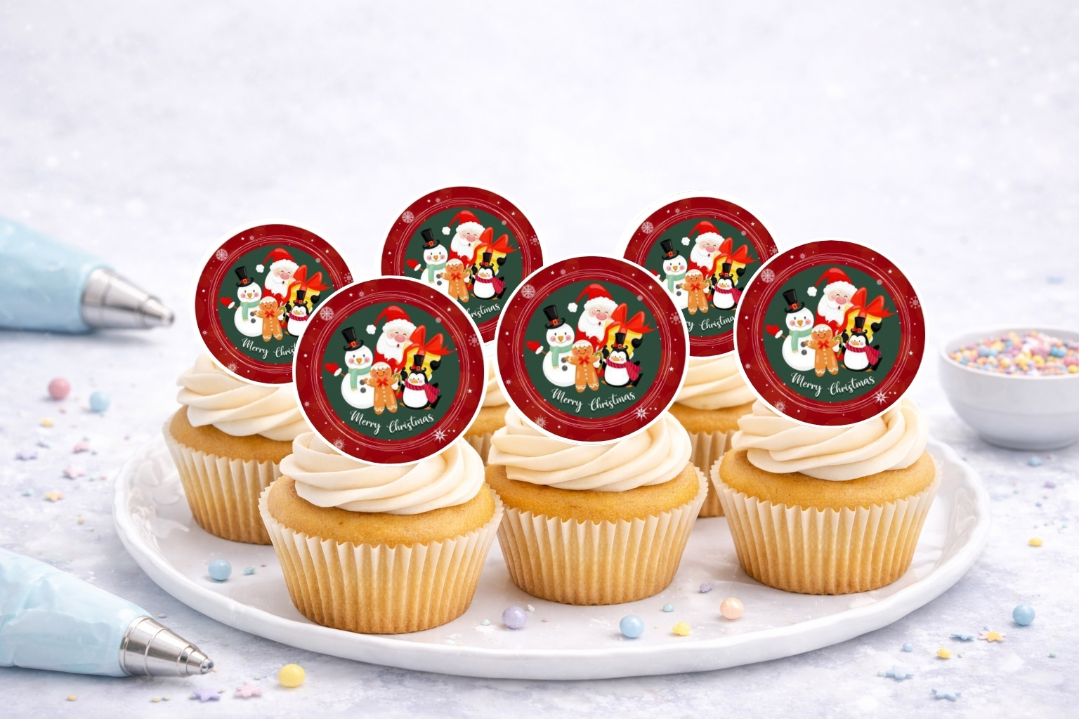 Muffinaufleger Weihnachten