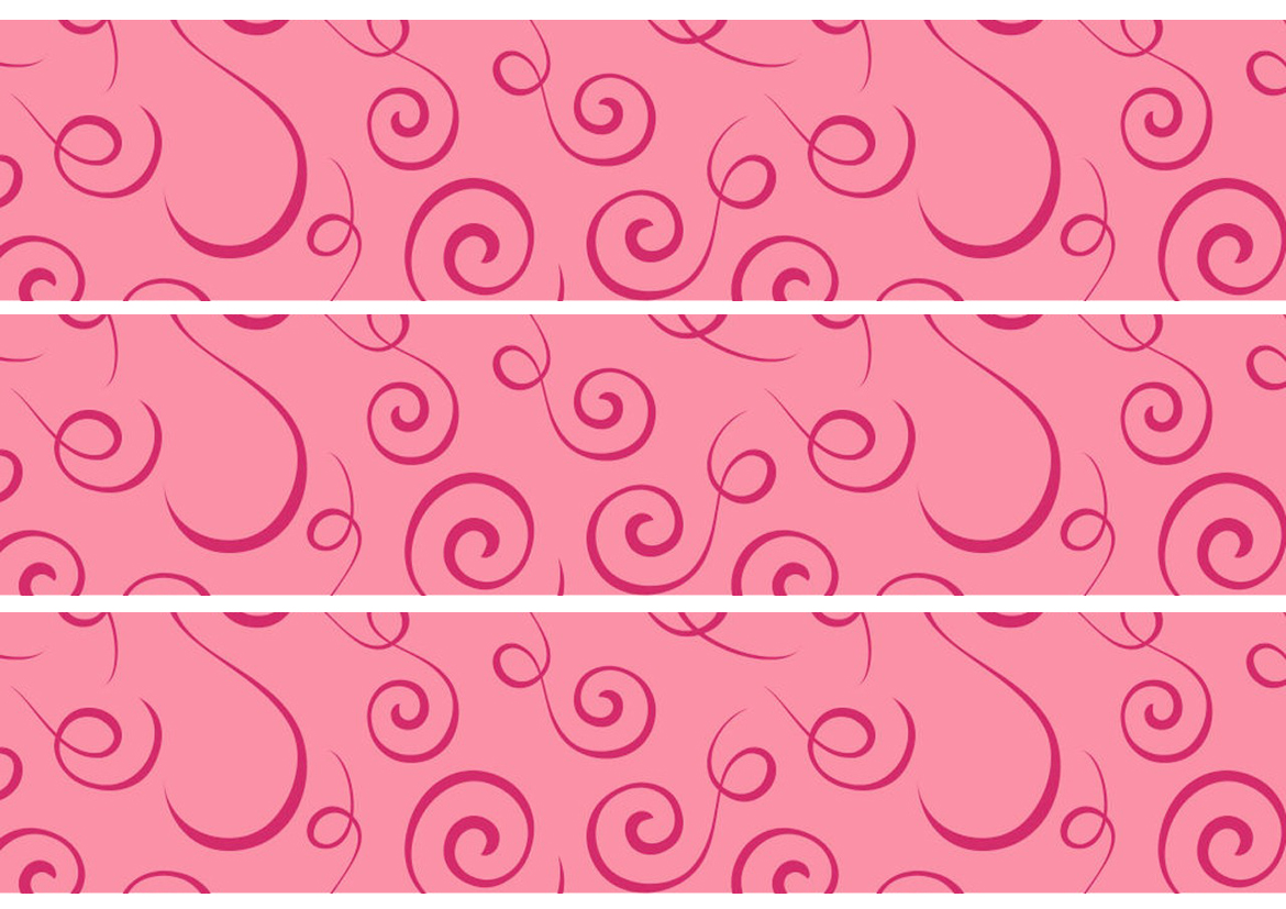 Tortenband rosa Muster