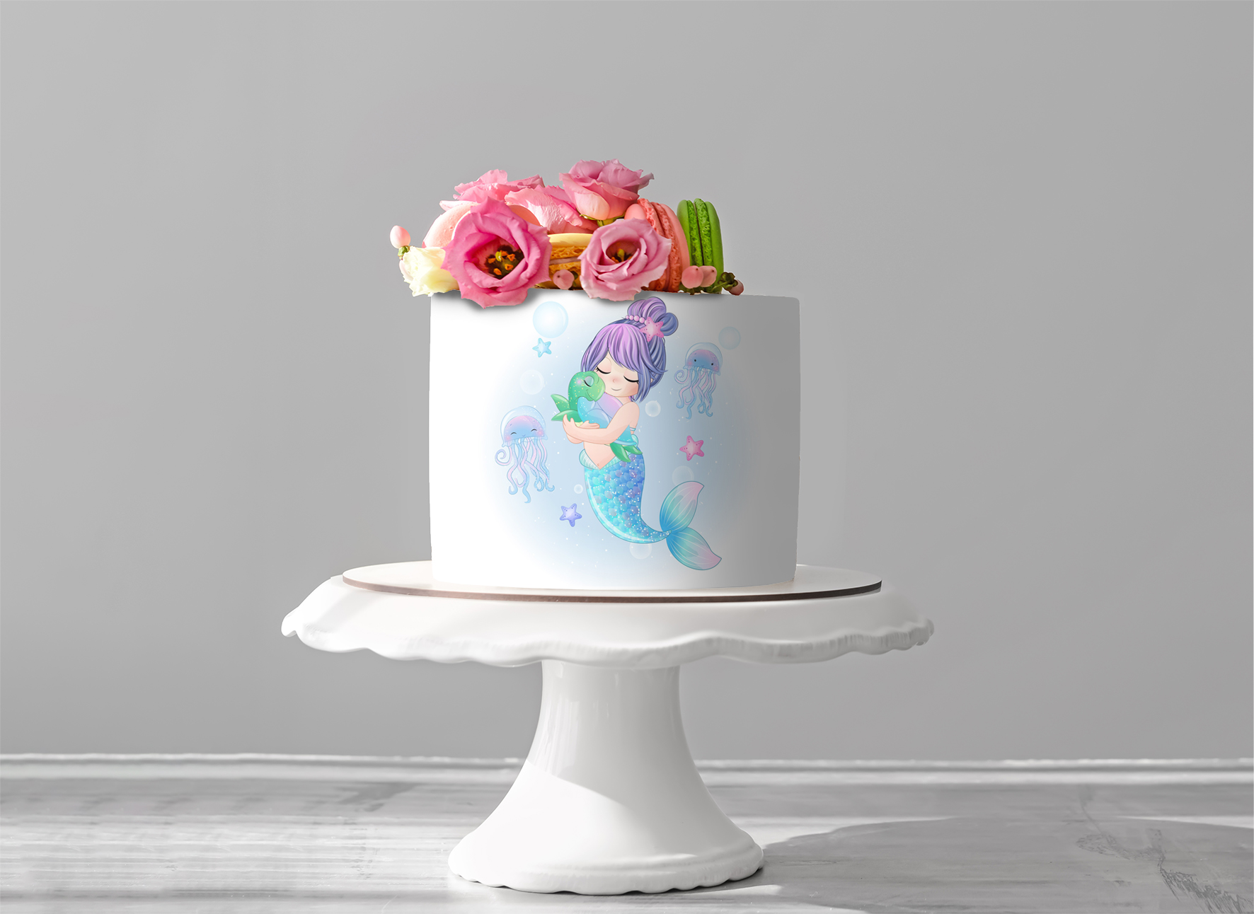 Deko Fondant Meerjungfrau