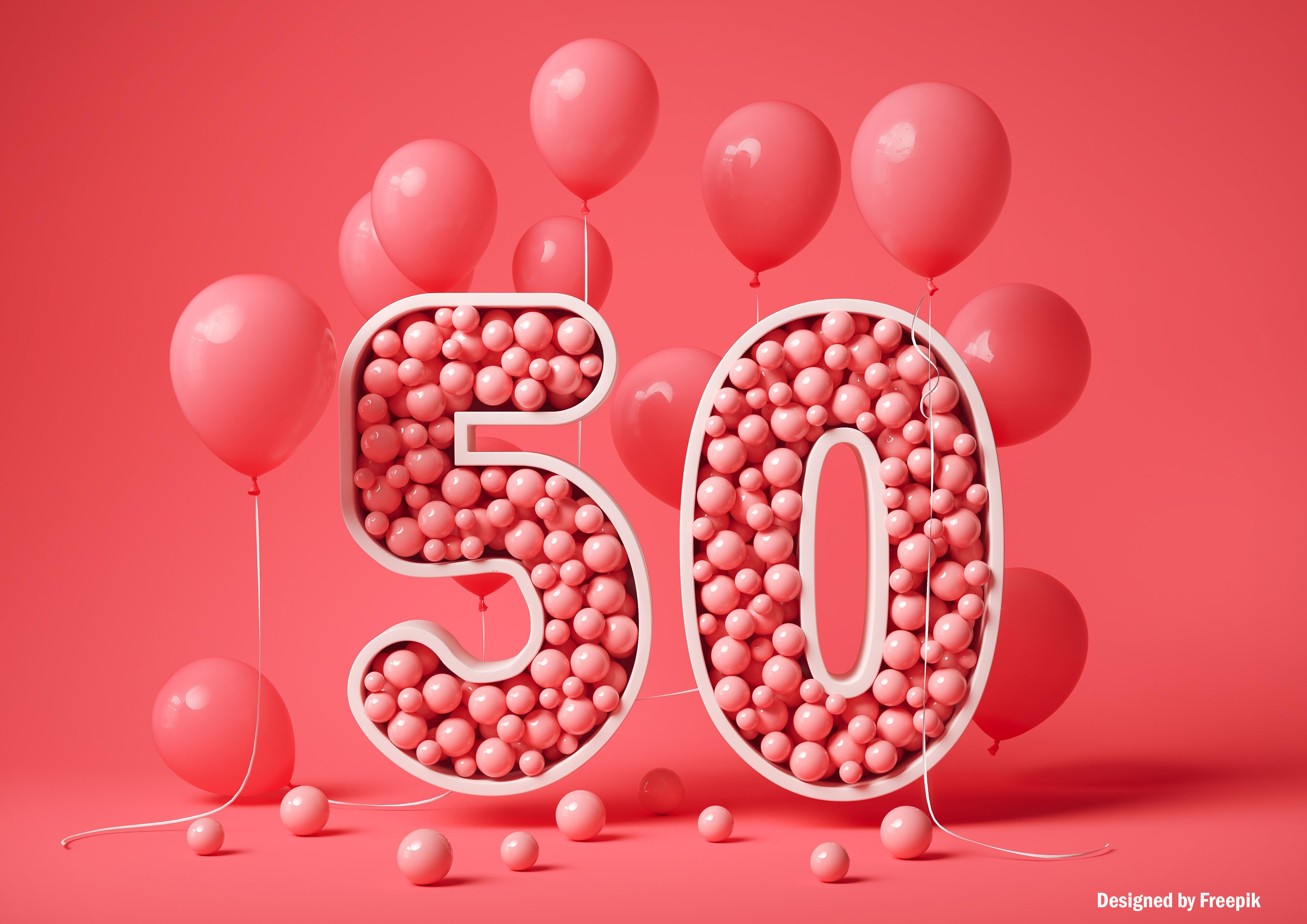 Tortenaufleger 50. Geburtstag