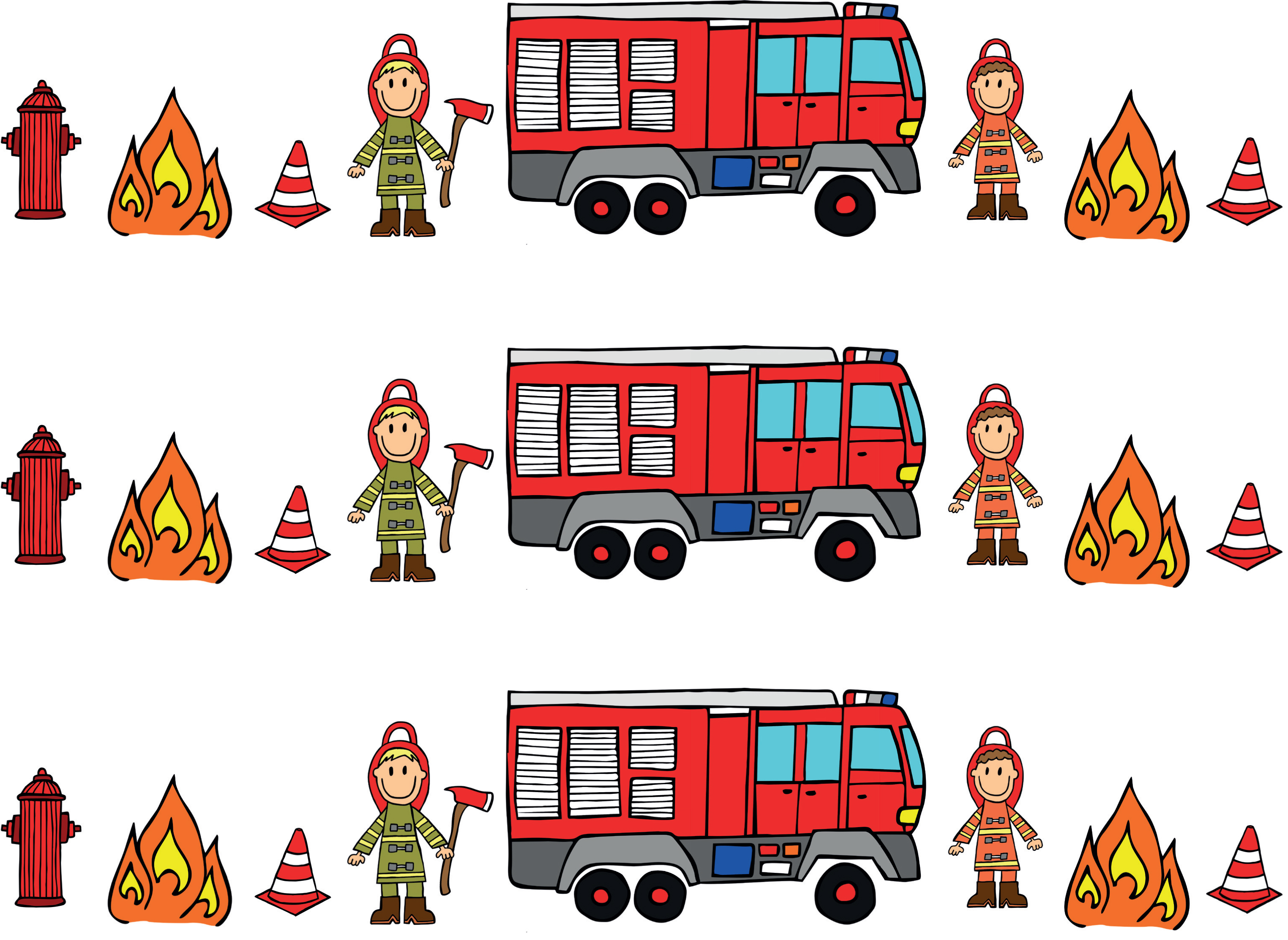 Tortenband Feuerwehr