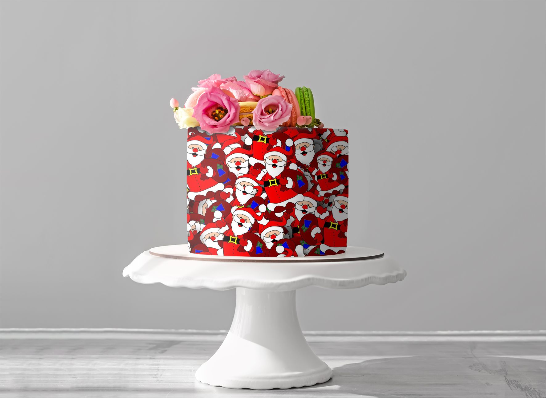 Deko Fondant Santa Claus
