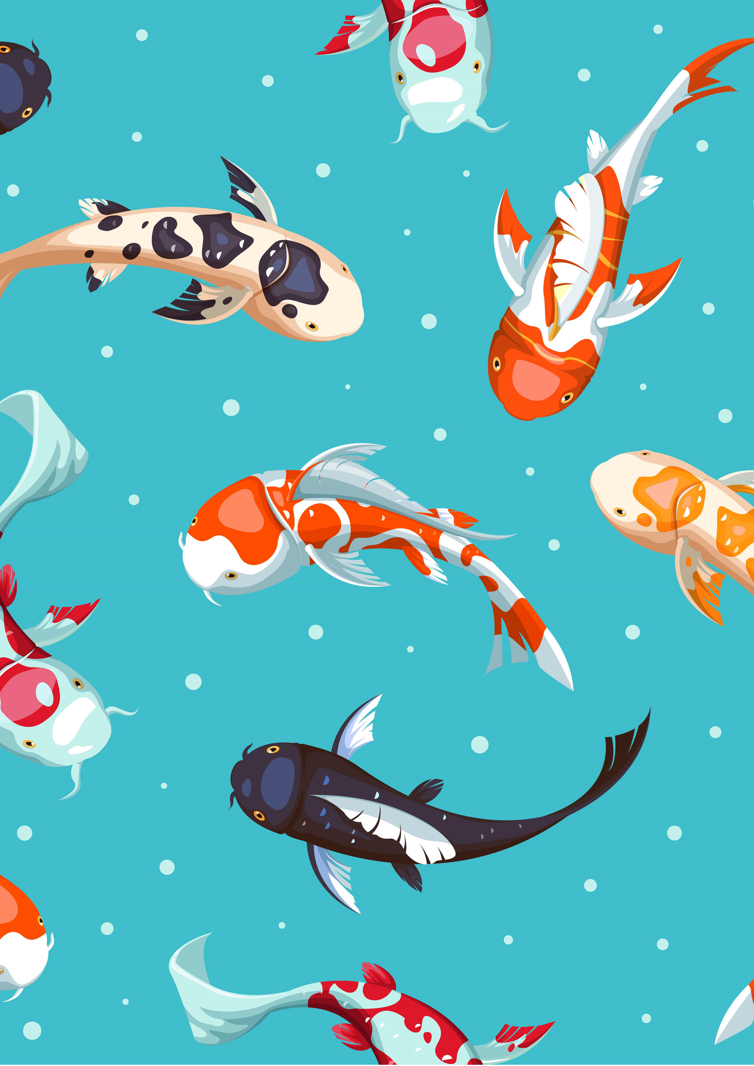 Rouladendekor Fische