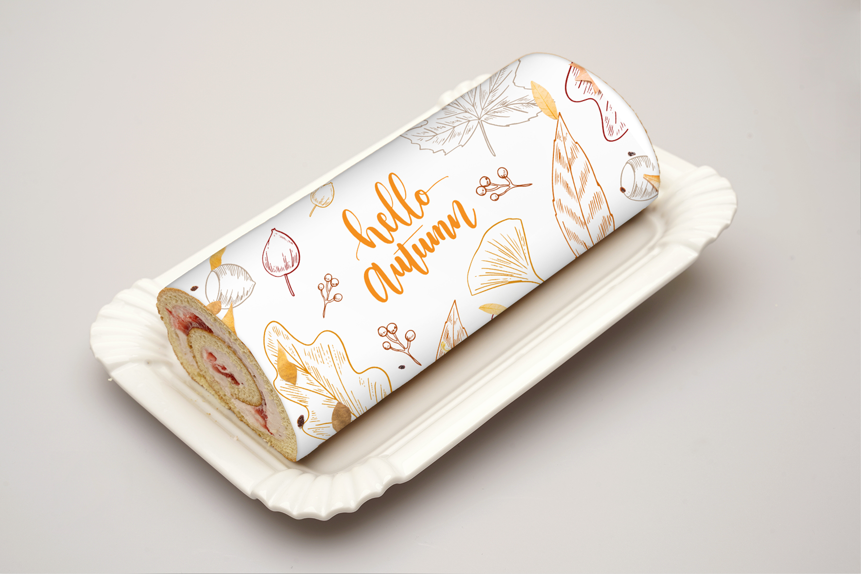 Rouladendekor Herbst "hello autumn"