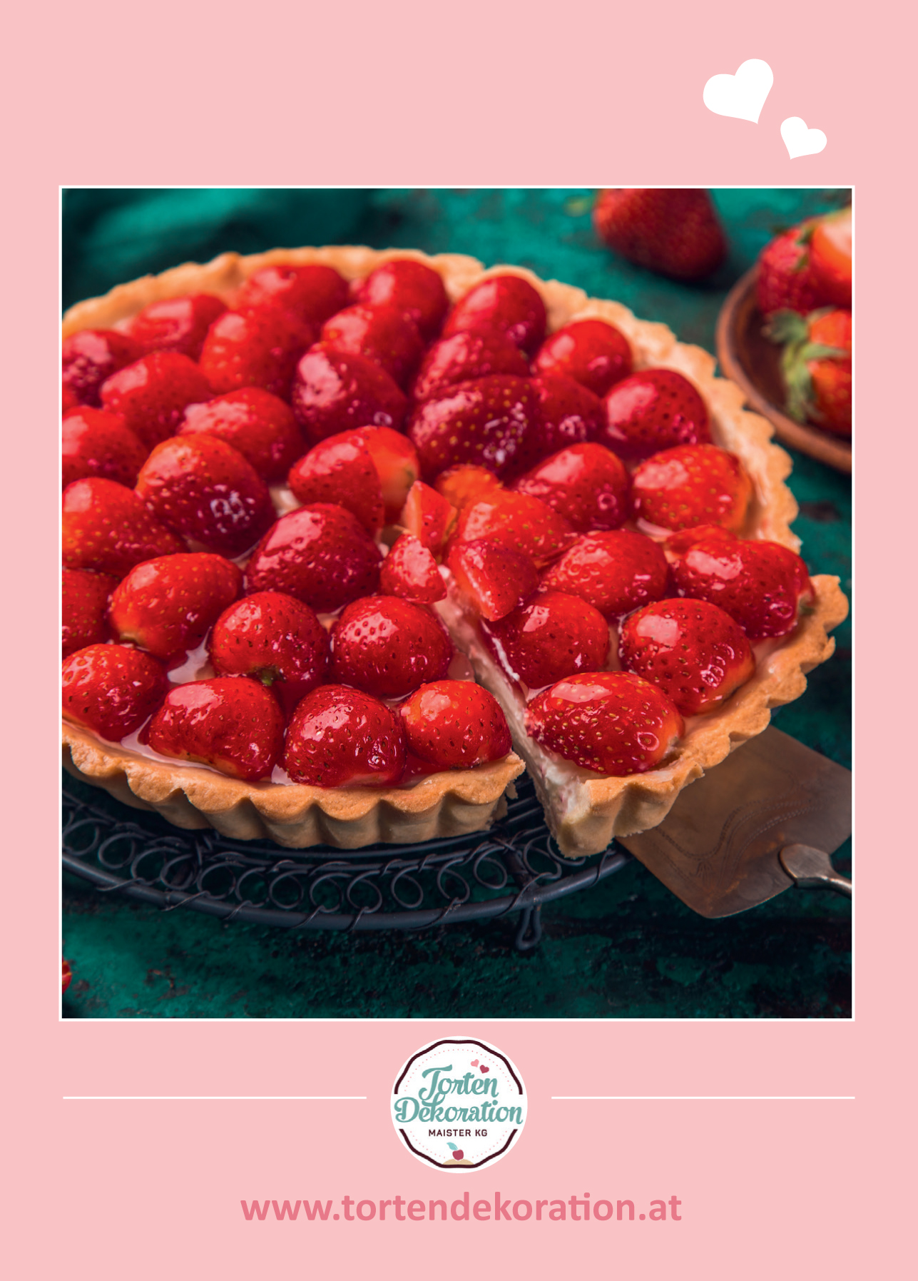 Rezeptkarte Erdbeer Tarte