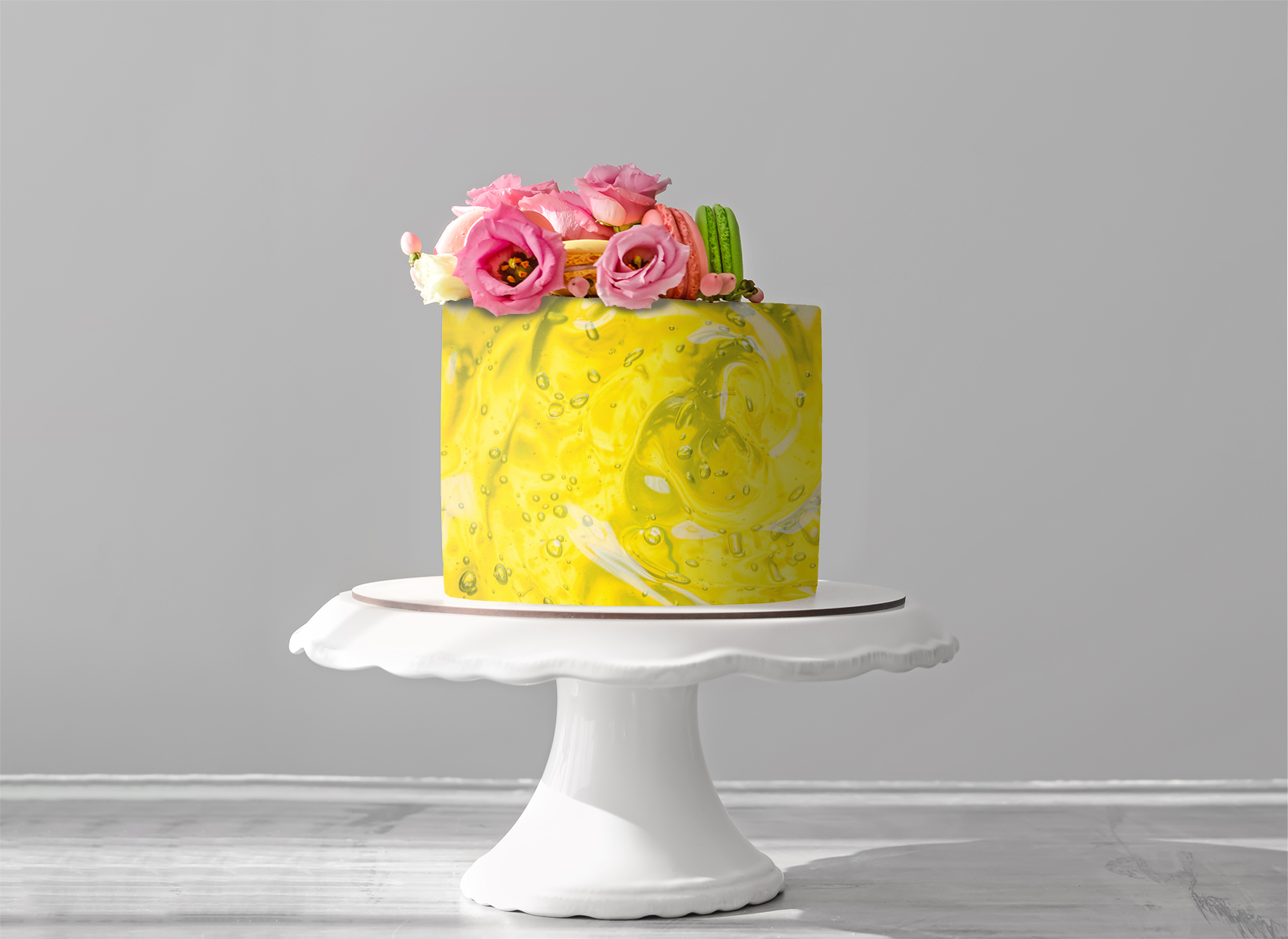 Deko Fondant gelb