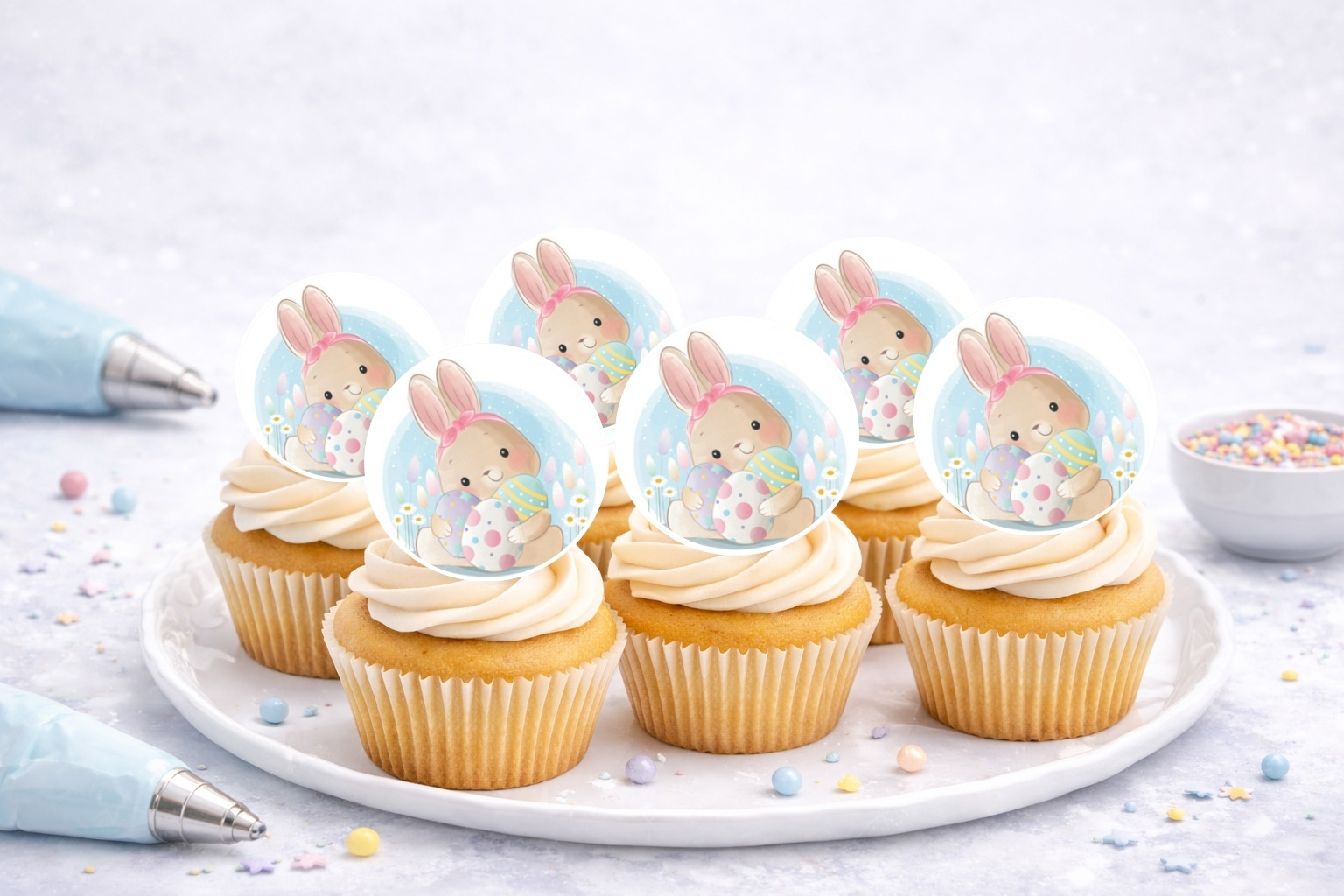 Muffinaufleger Osterhäschen