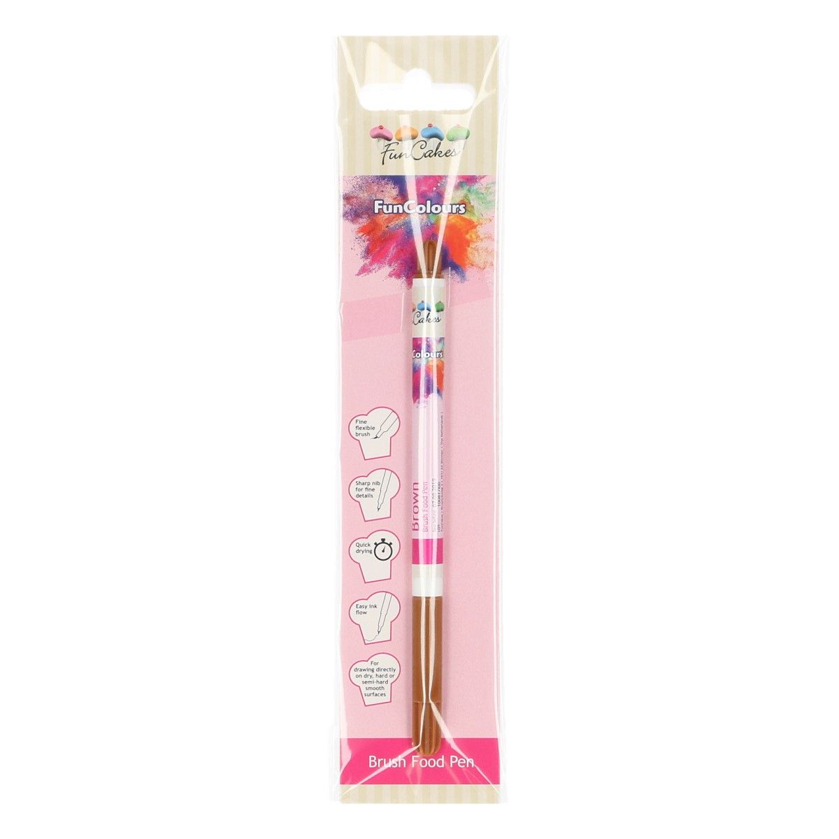 essbarer Stift braun