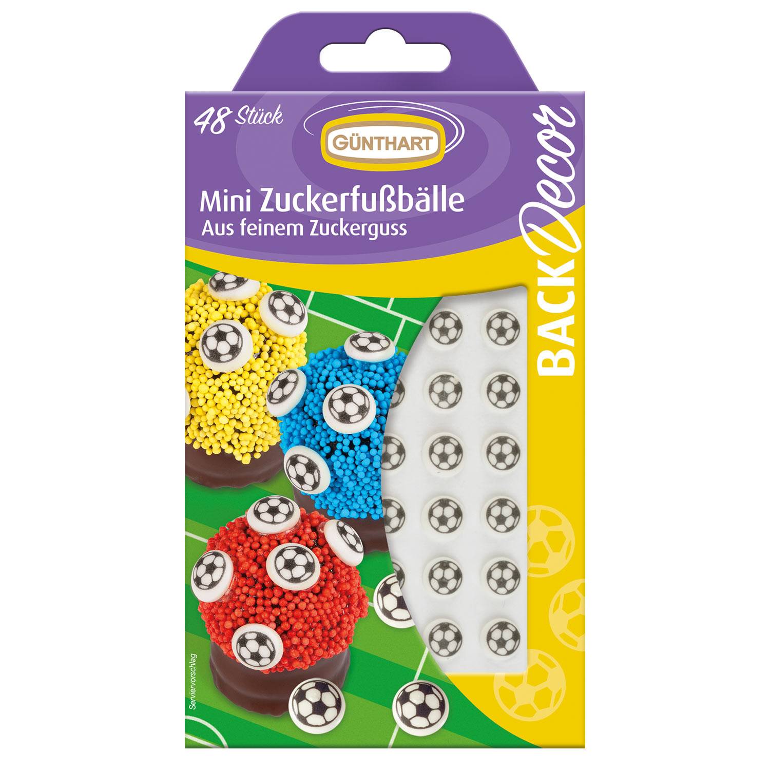Zucker-Fußbälle Mini