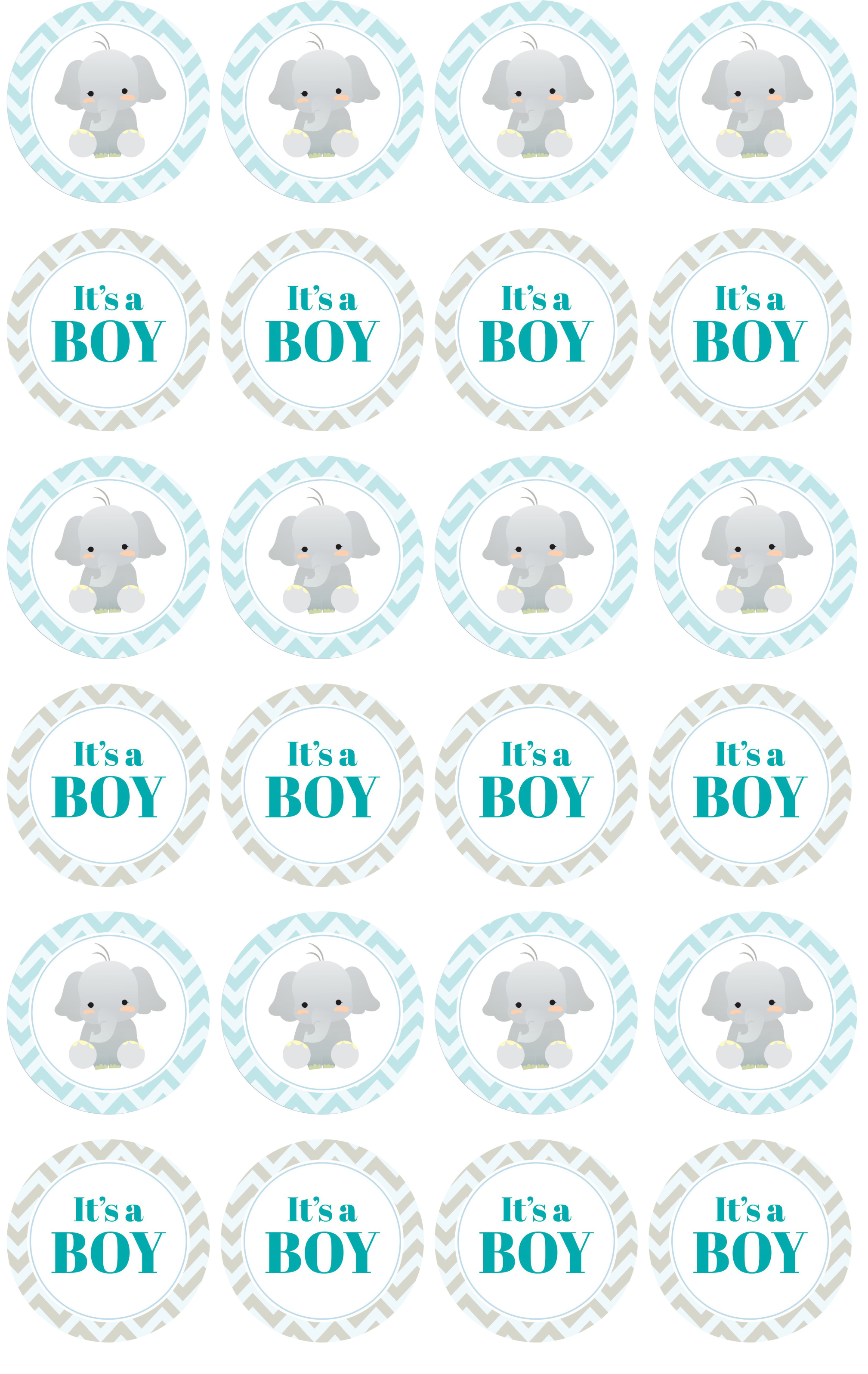 Muffinaufleger It's a Boy