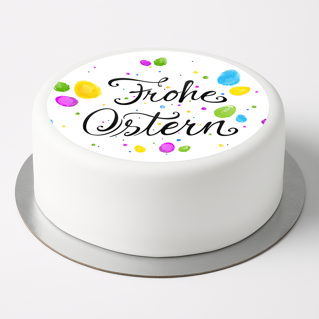 Tortenaufleger Frohe Ostern