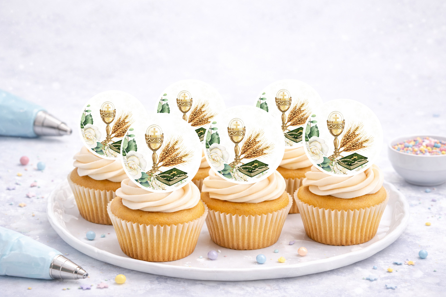 Muffinaufleger Erstkommunion