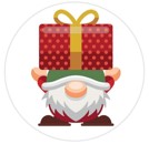 Muffinaufleger Weihnachtswichtel
