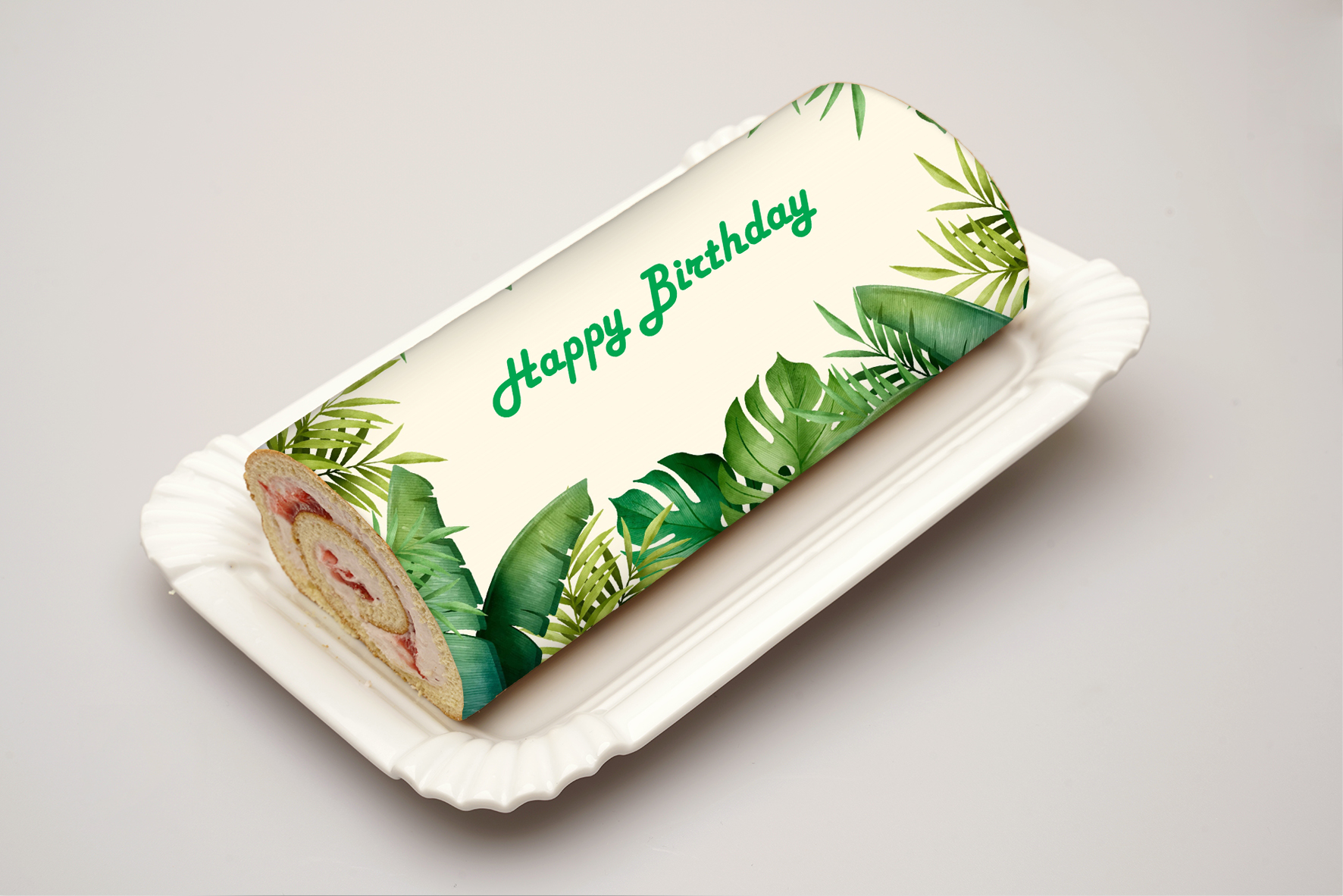 Rouladendekor Dschungel-Happy Birthday