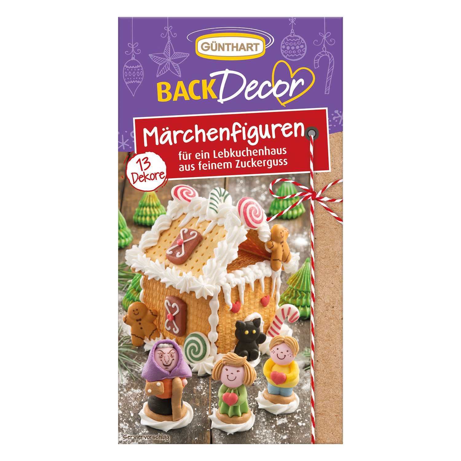 10 St. Zucker-Märchenfiguren – Essbare Figuren für Lebkuchenhaus & Weihnachtsdeko