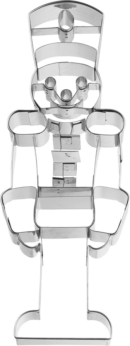 Nussknacker-Ausstechform XXL mit Prägung – 18,5 cm O1