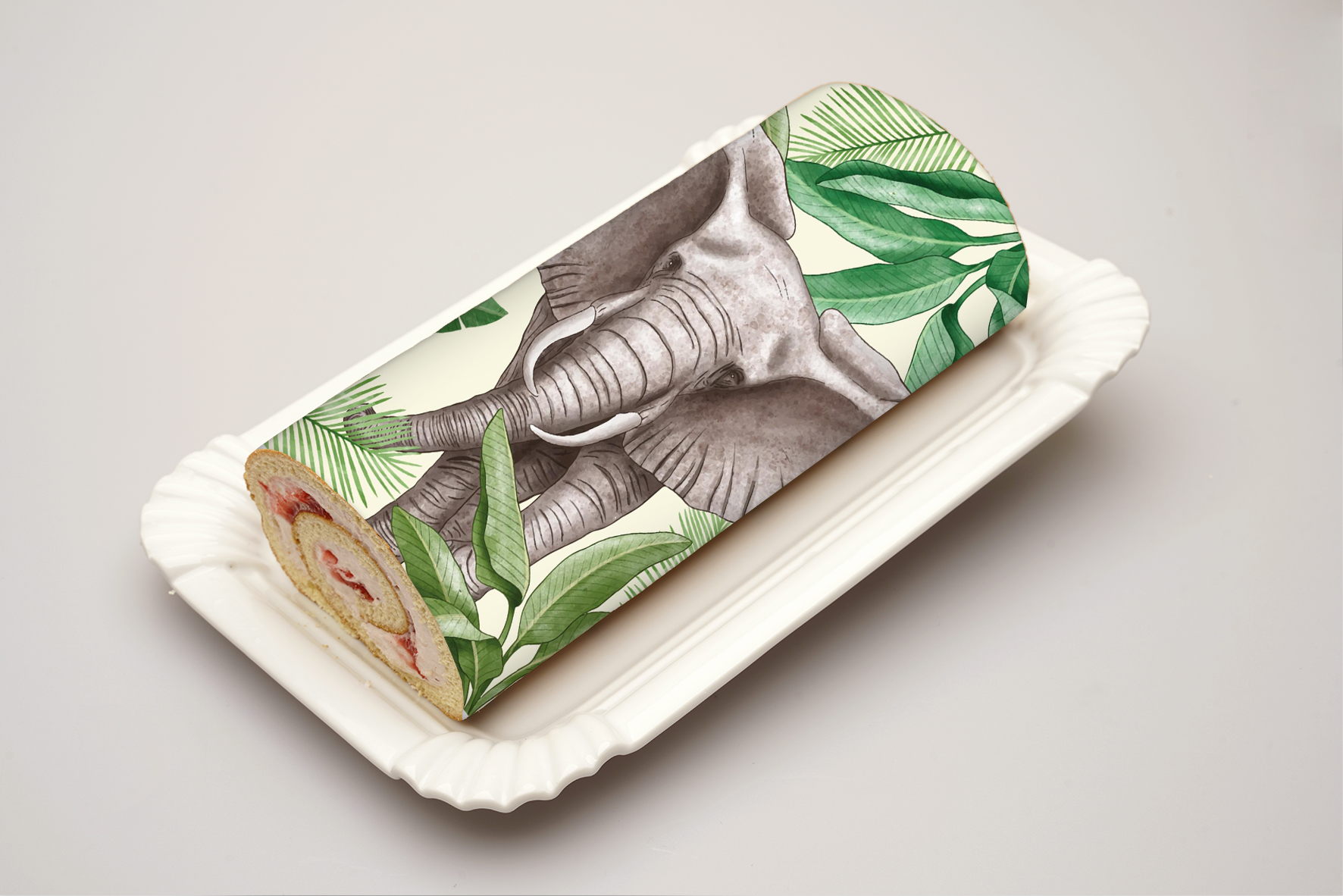 Rouladendekor Elefant