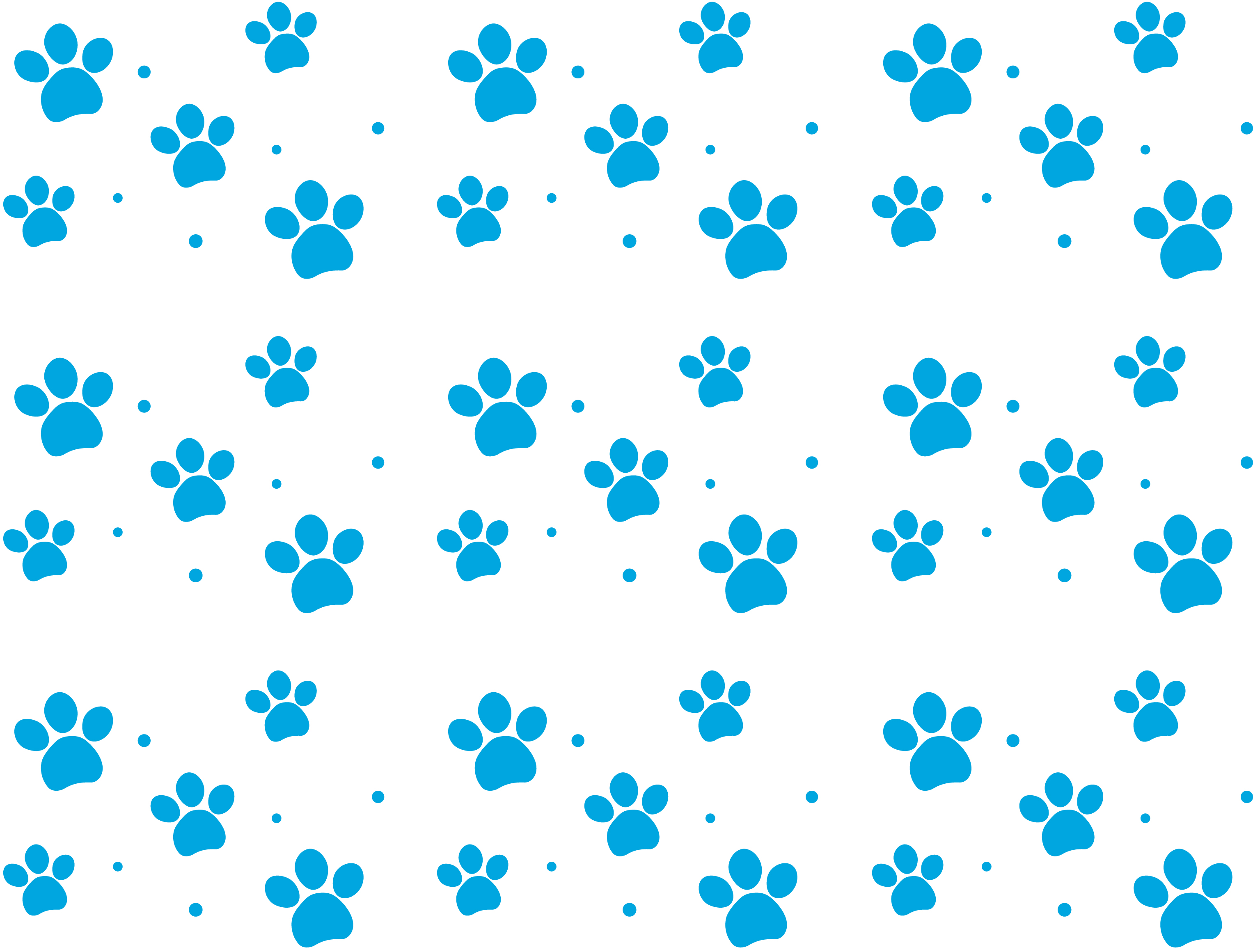 Paw Patrol Tortenband Pfoten blau – essbares Zuckerfolie-Band 6,5 × 26 cm (3 Stück)