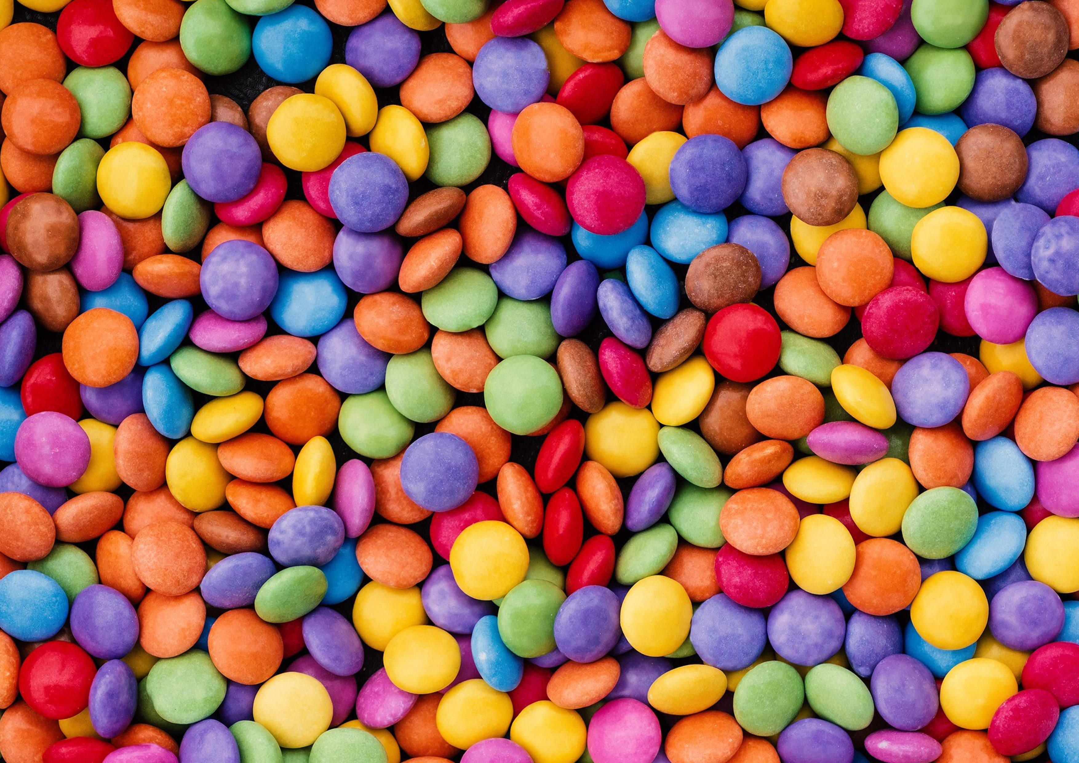 Deko Fondant bunte Schokodrops