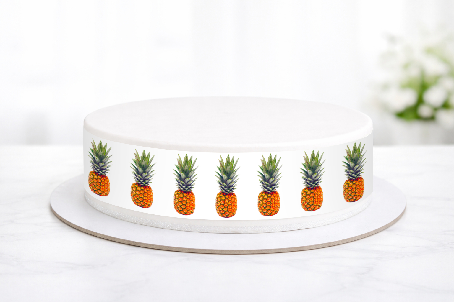 Tortenband Ananas
