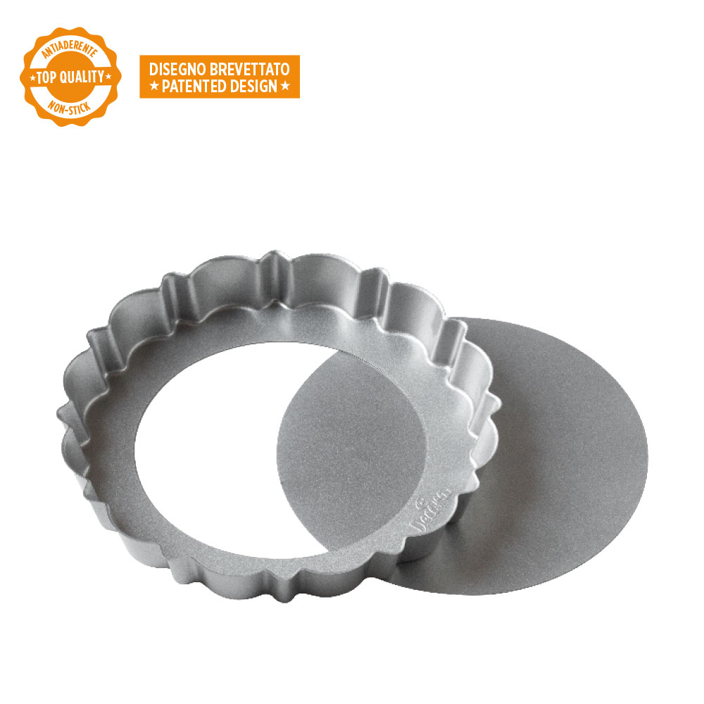 Runde Tarteform mit Hebeboden – Ø 25 x 3 cm