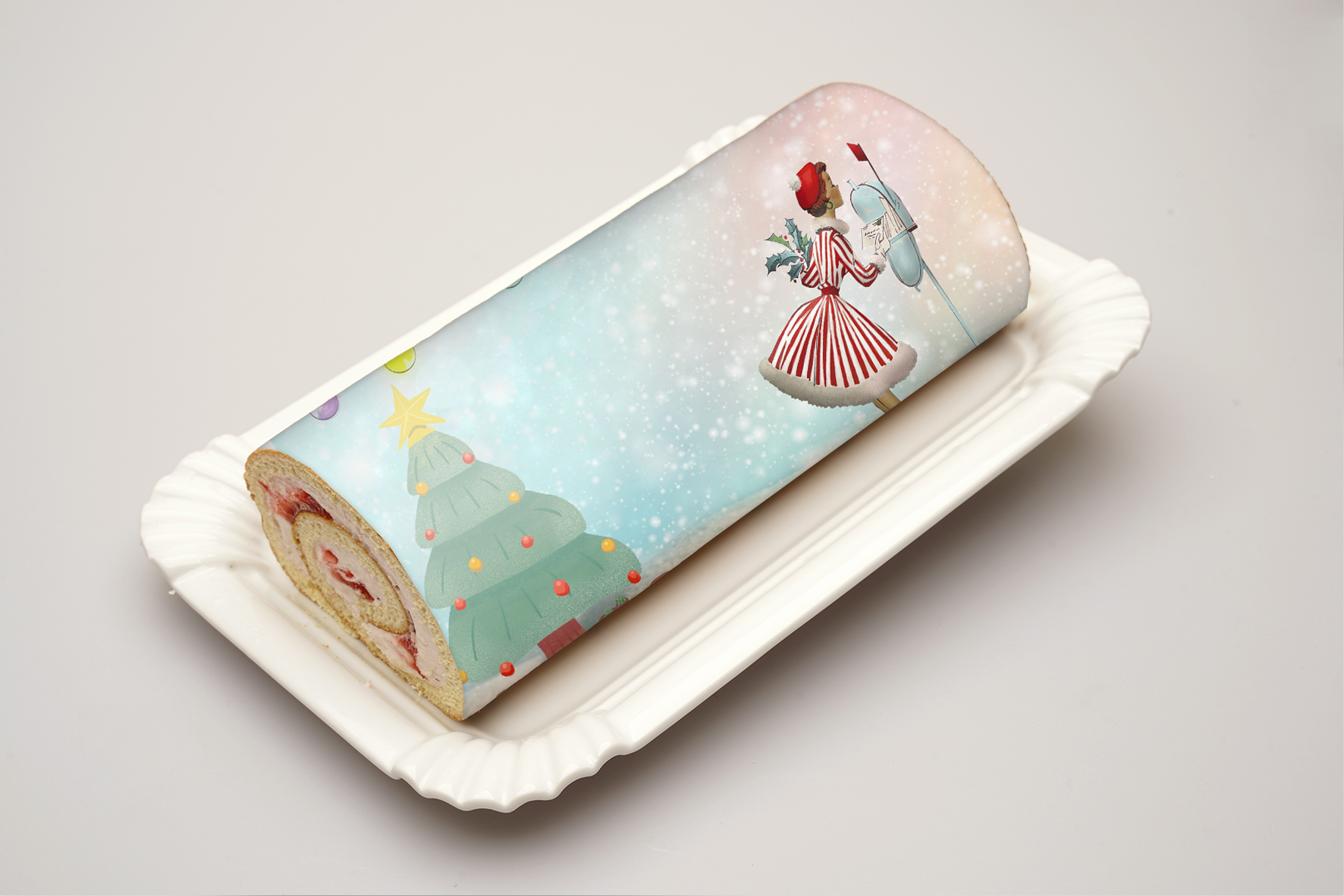 Rouladendekor "Weihnachten Christmas"