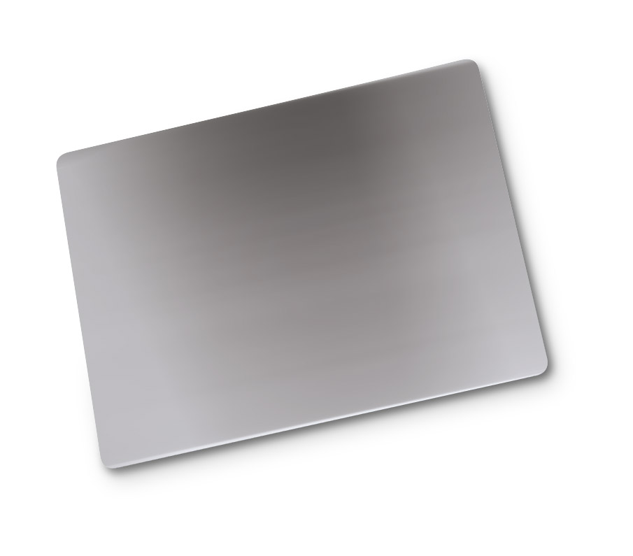 Tortenunterlage rechteckig 43 × 32 cm – Aluminium
