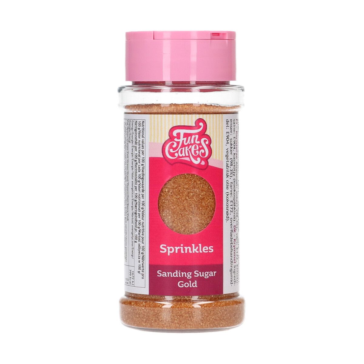 Sanding Sugar 80g - Gold