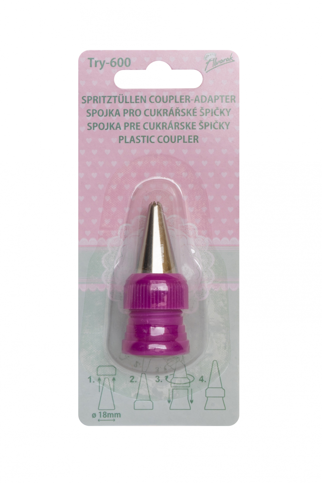 Spritztüllenadapter inkl. Tülle