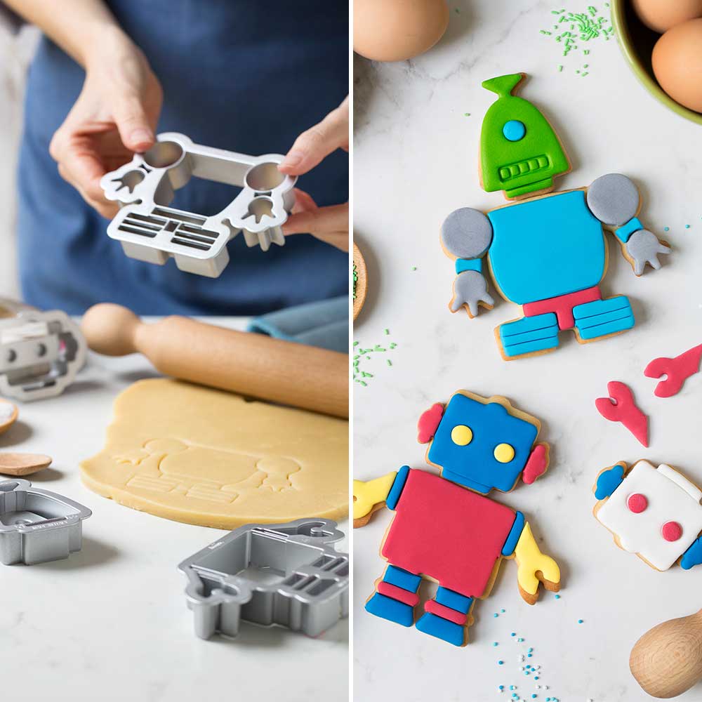 Ausstecher Set Roboter