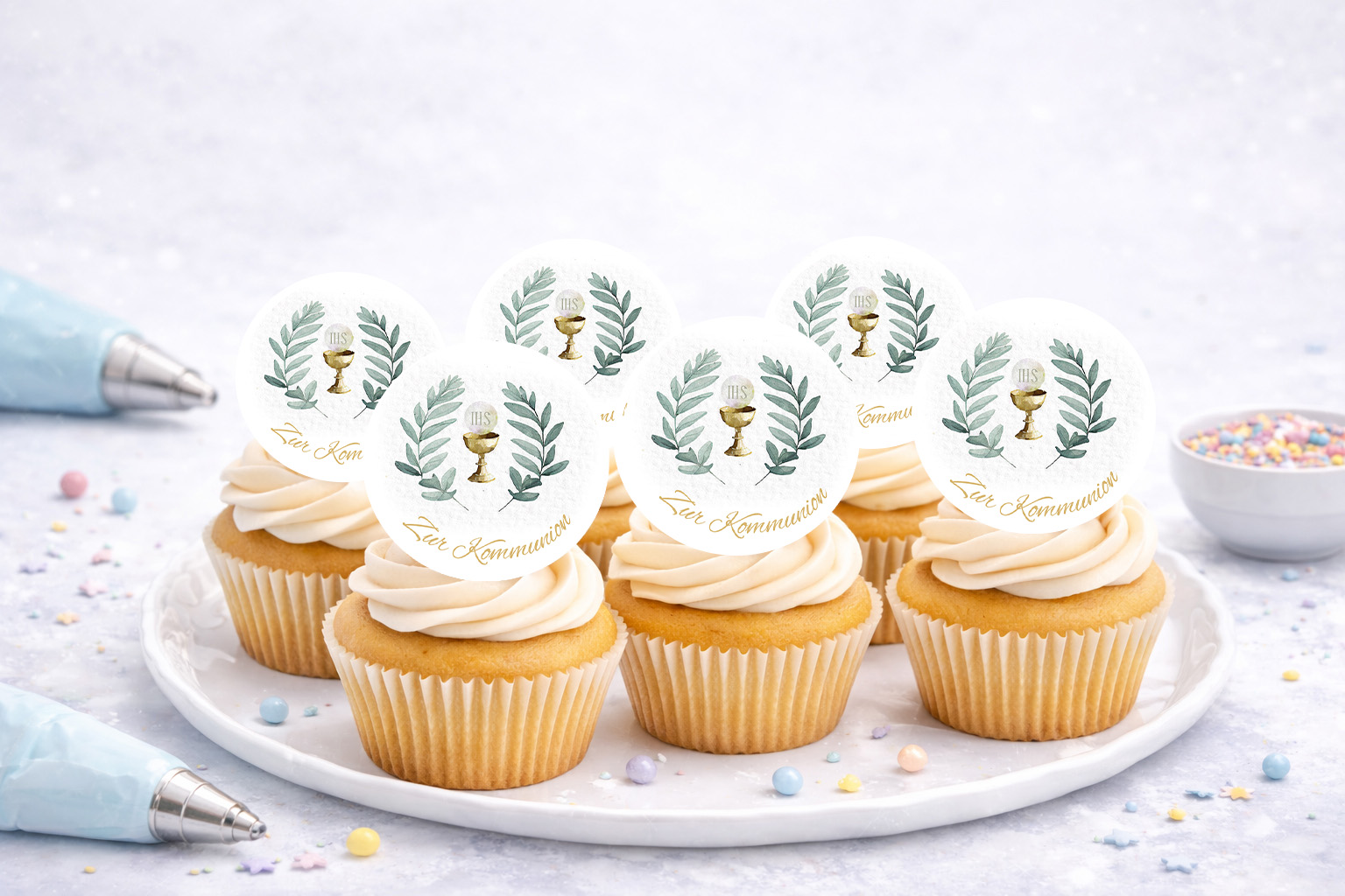 Muffinaufleger Erstkommunion