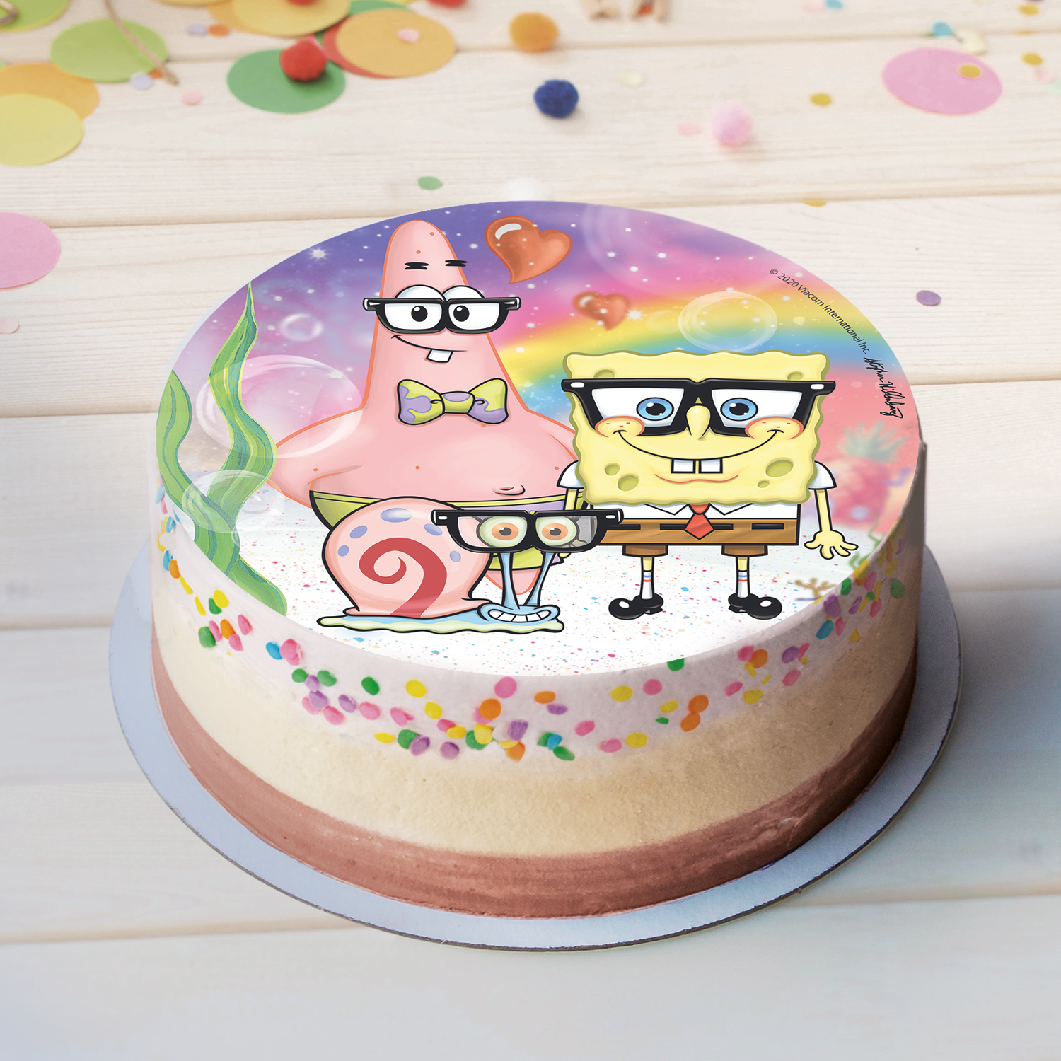 Tortenaufleger SpongeBob – 20 cm Ø